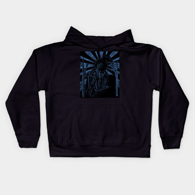 The Angel and The Righteous Man (pt. III) Kids Hoodie by keyboard cowboy